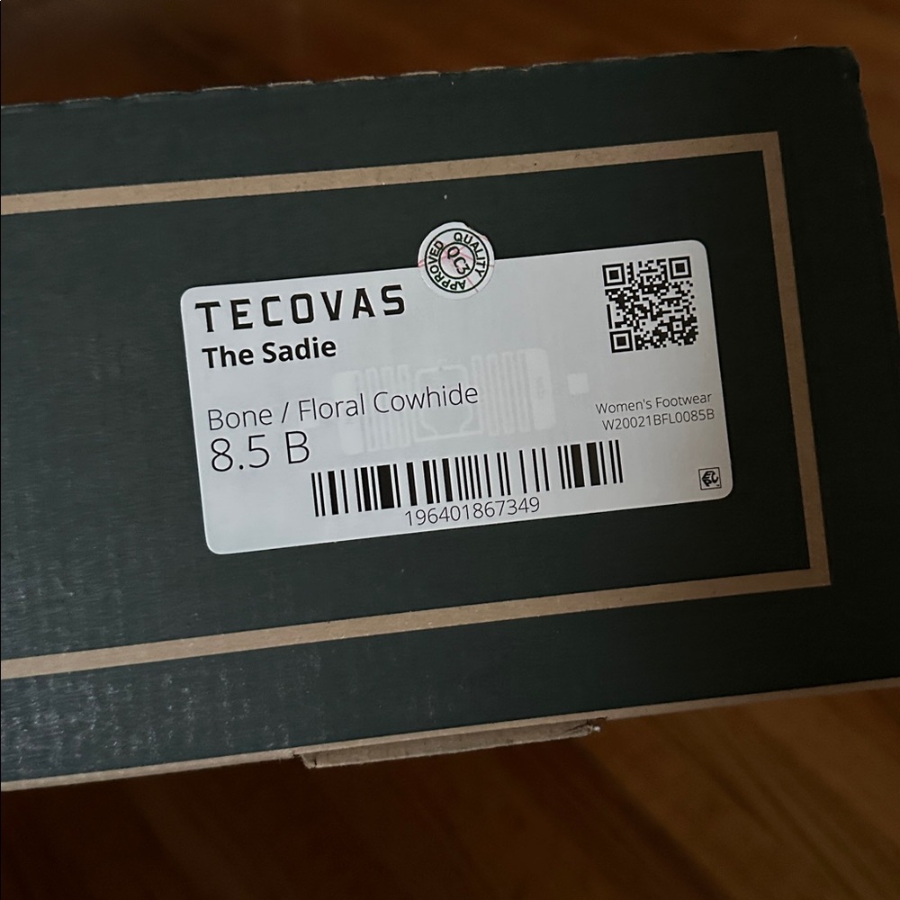 Tecovas Sadie Bone Floral Meadow Cowgirl Boots 8.5 - Picture 11 of 11